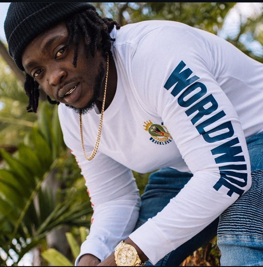 WR3CKLINE  Long Sleeve Green/White